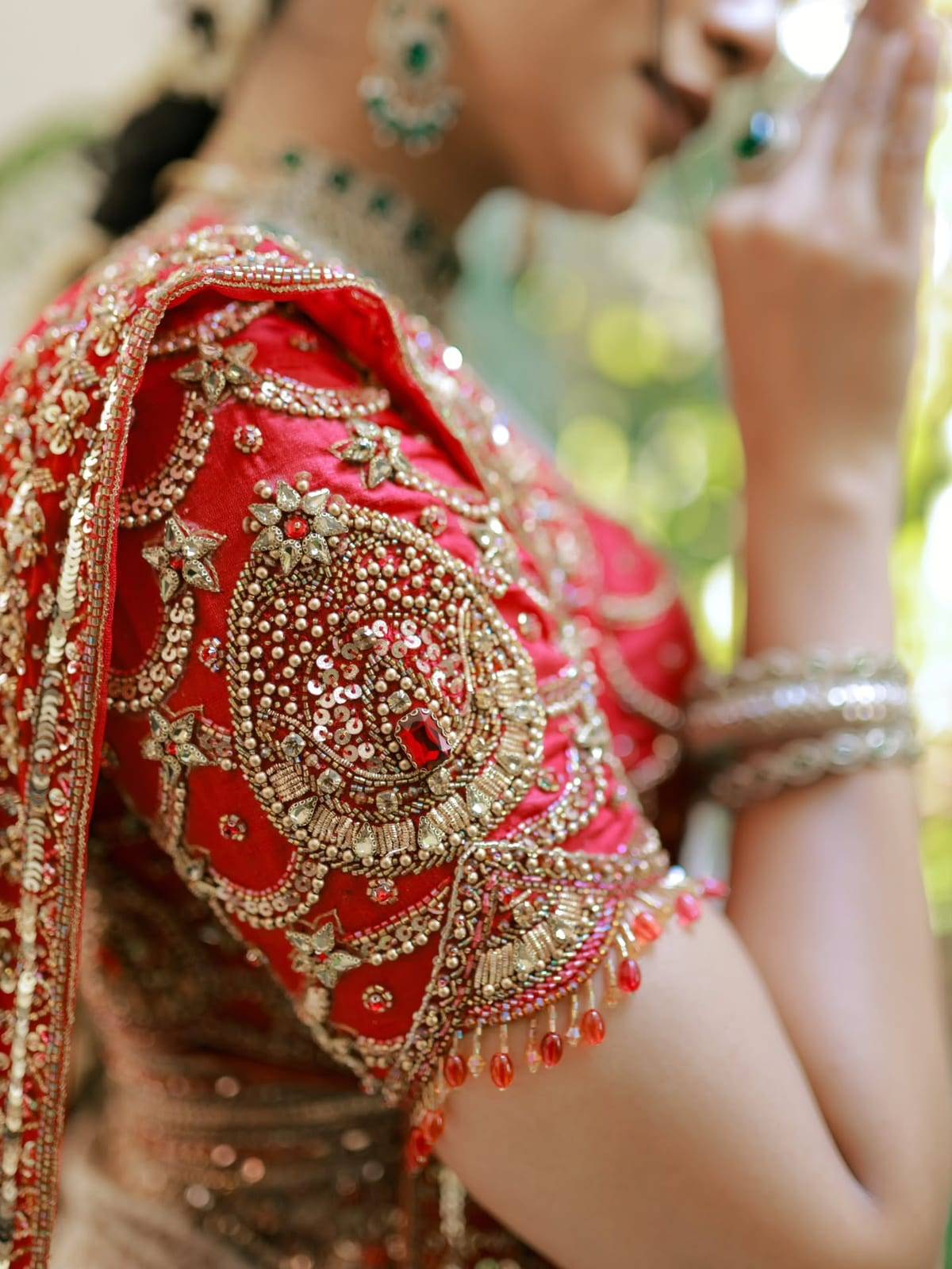 Every stitch tells a story of elegance. Crafted for brides and women who believe luxury is in the details. ❤️