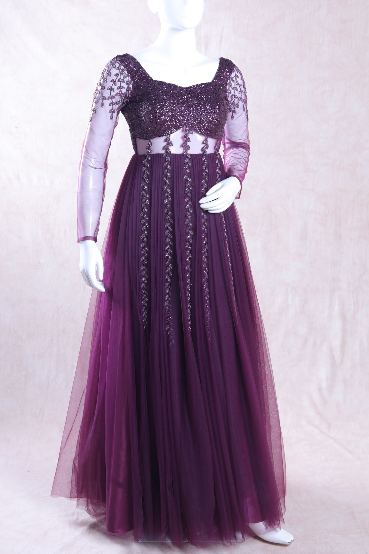 Wine Purple Gown