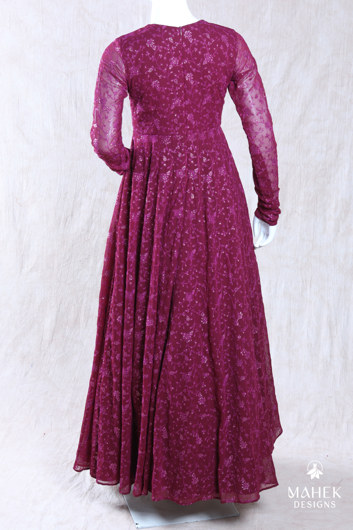 Maroon Gown
