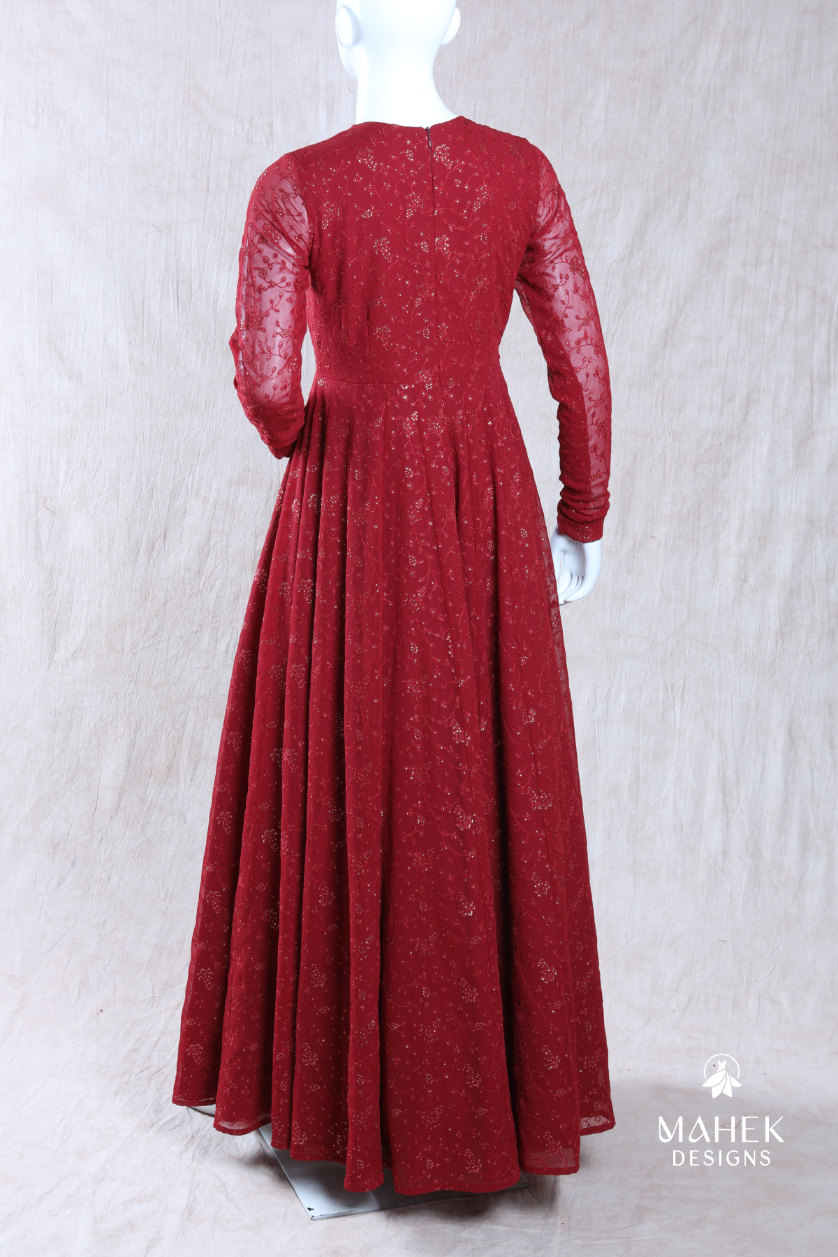 Brick Red Gown