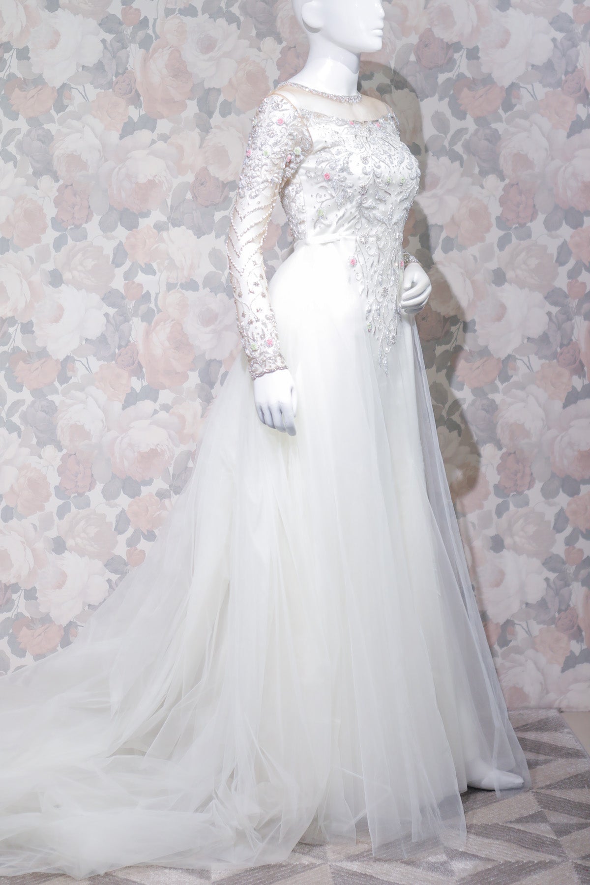 Bridal White Gown