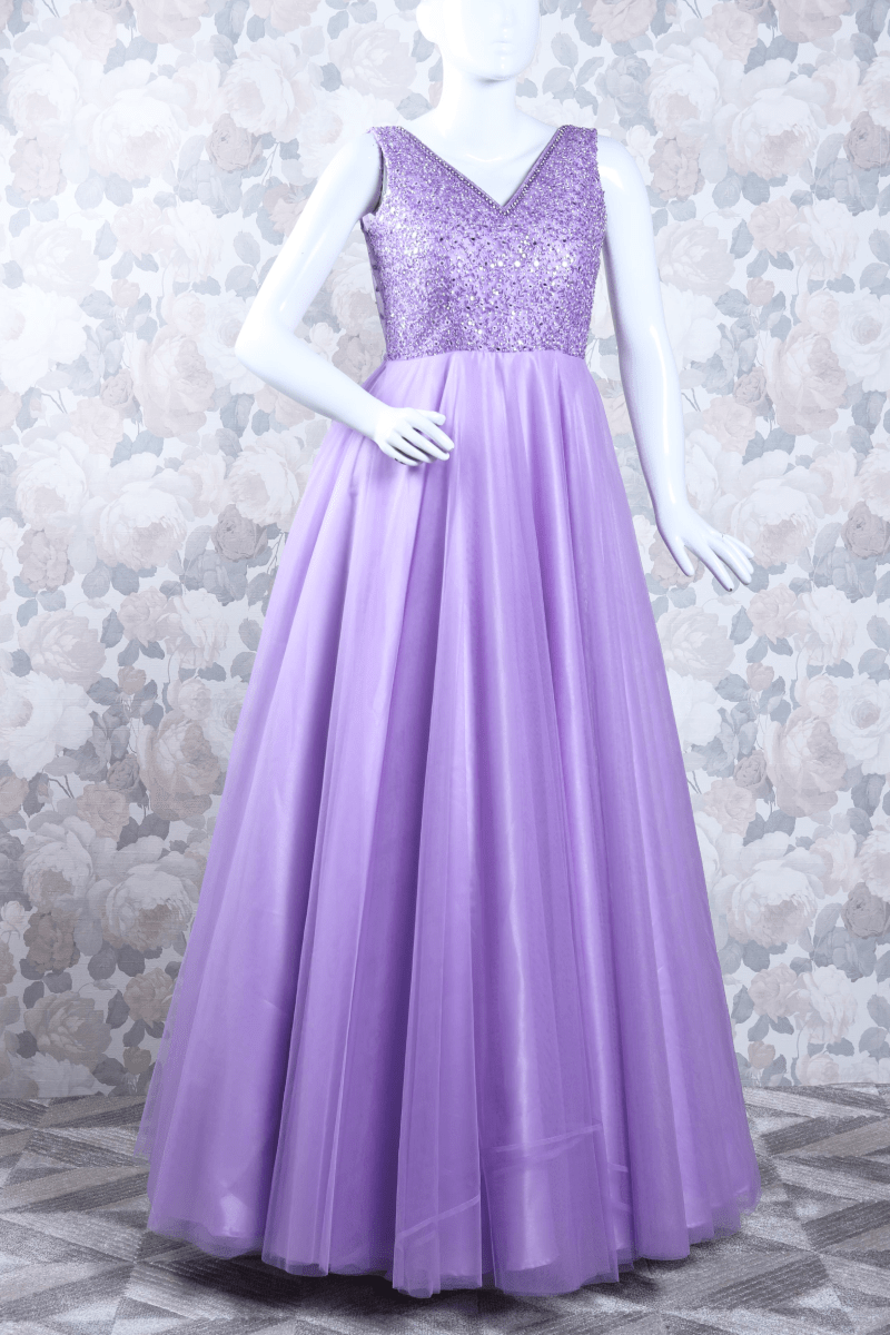 Lavender Gown | Mahek Designs Lavender Gown | Mahek Designs