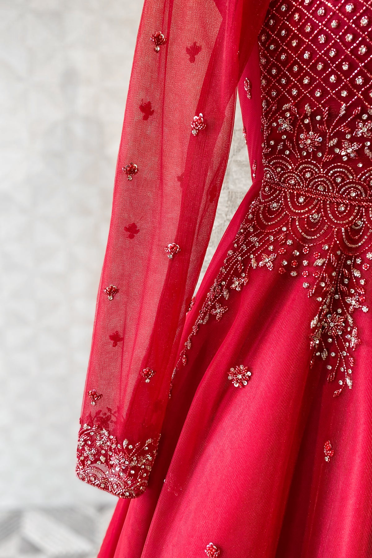 Garnet Red Gown