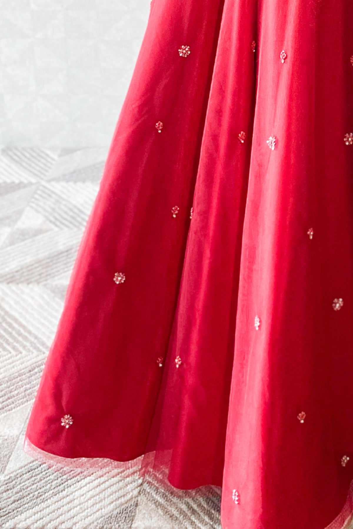 Garnet Red Gown